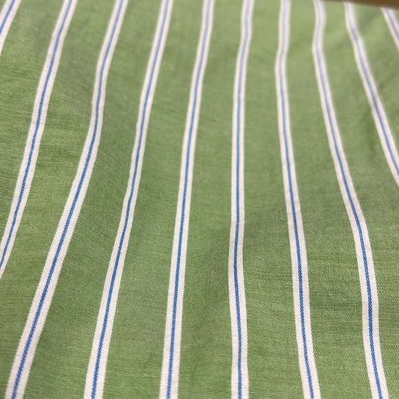 L.L. Bean Striped Cotton Roll-Tab Shirt Large - Picture 10 of 12